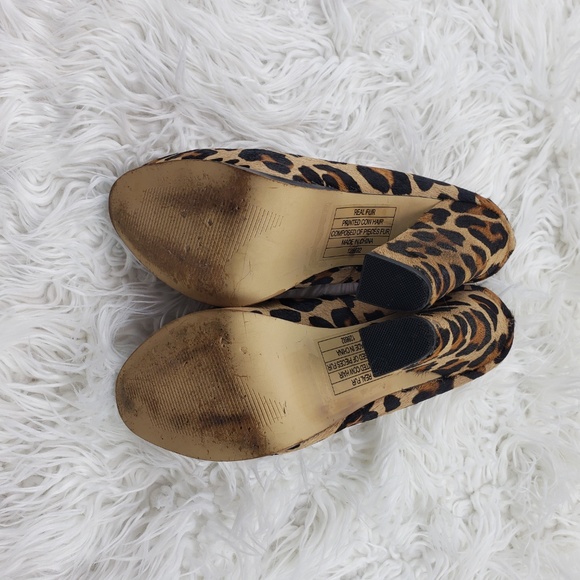 Steve Madden | Fur Print Heels - Picture 3 of 5